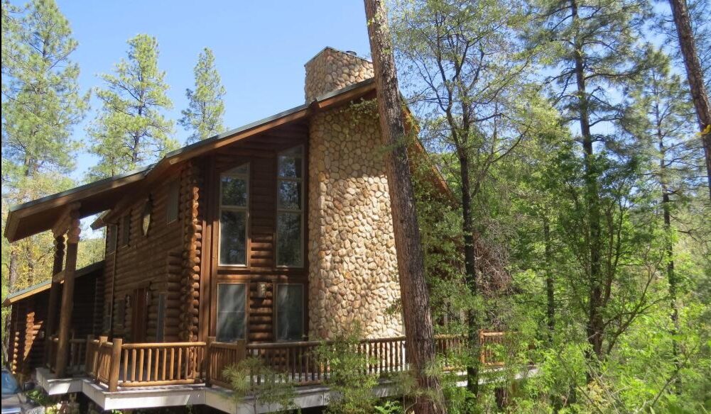 Main lodge at the multi-lodge getaway