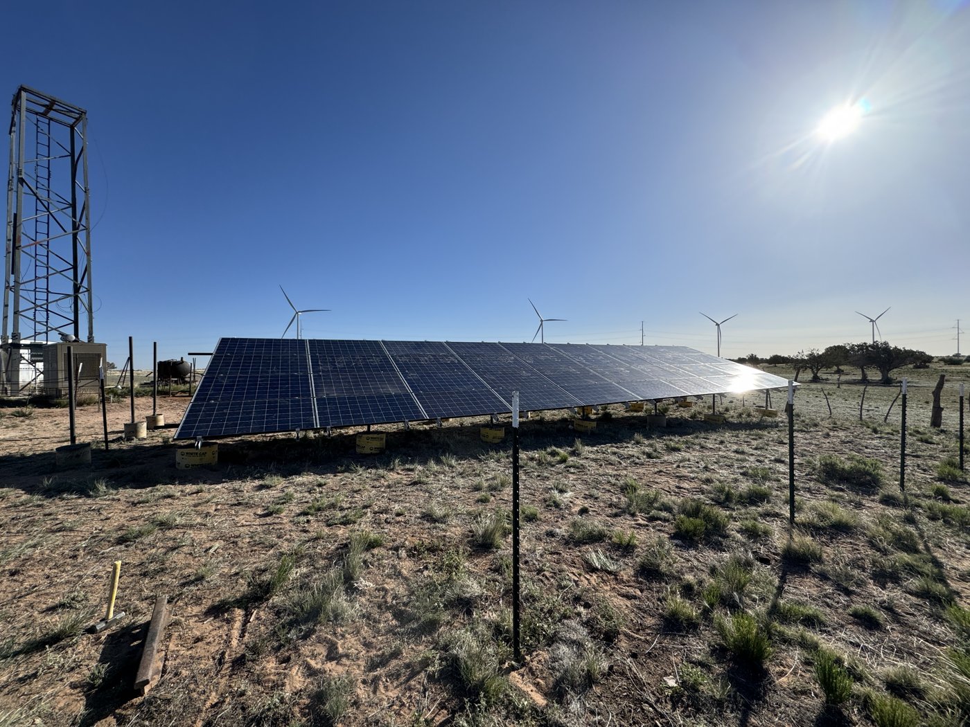 Solar-powered water pumping system